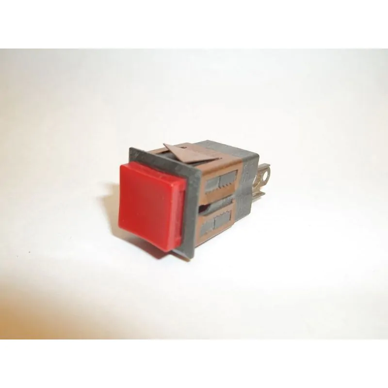 SURPLUS LIGHTED PUSH BUTTON SWITCH,1A 125V ,(ON) - OFF , Momentary(), SPST,SOLDER TERMINALS,SWITCHCRAFTSNAP-IN1.5CM X 1.5CM CUTOUT SWITCHCRAFT