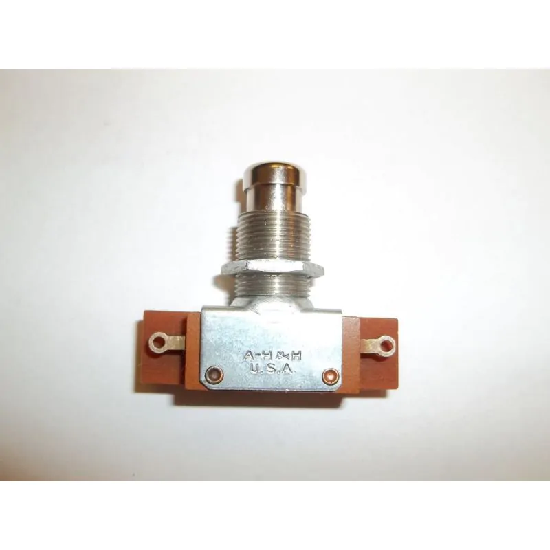 SURPLUS PUSH BUTTON SWITCH,3A 125V ,(ON) - OFF , Momentary(), DPST,SOLDER TERMINALS