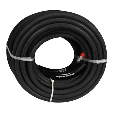 Suttner 1-Wire High Pressure Hose, 3/8 in, MNPT x Male Swivel, 100 ft L, Rubber