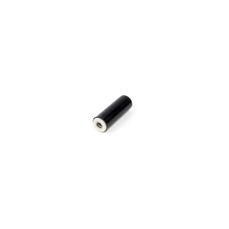 SWITCHCRAFT 1/4 inch TS MONO INLINE JACK BLACK PLASTIC HANDLE SOLDER LUG