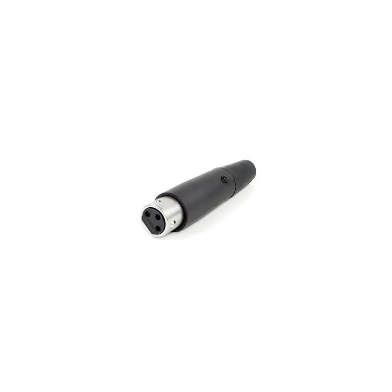 SWITCHCRAFT 3 PIN FEMALE XLR INLINE CONNECTOR BLACKAAA3FBZPKG