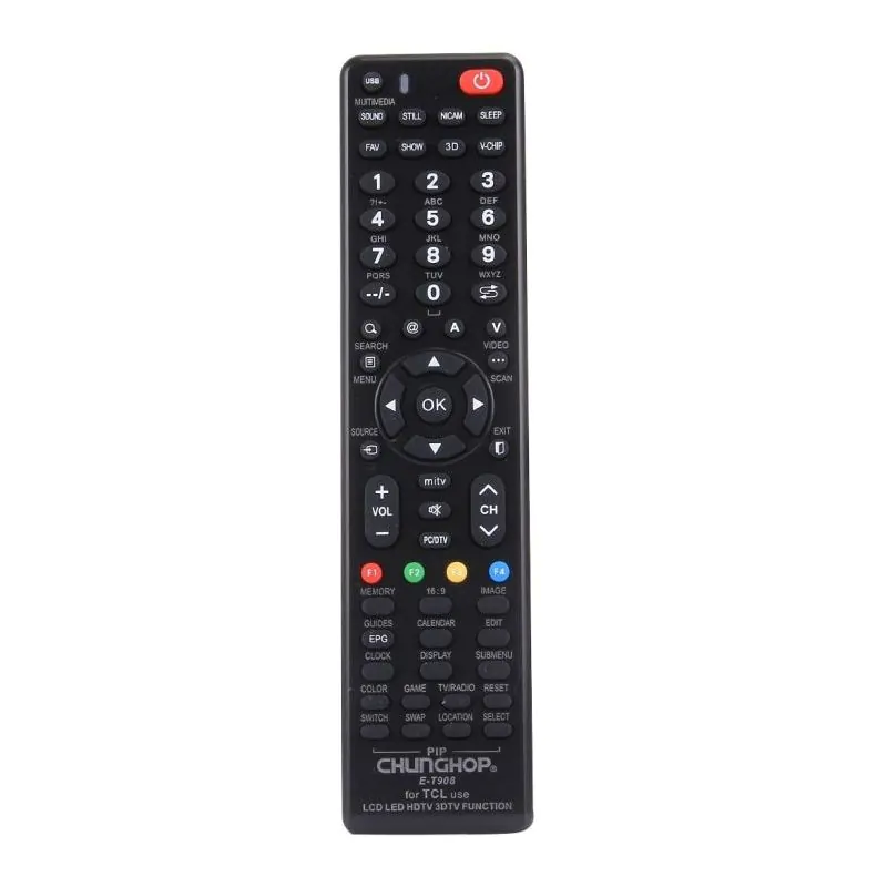 TCL Universal TV Remote Controller LED LCD HDTV 3DTV CHUNGHOP