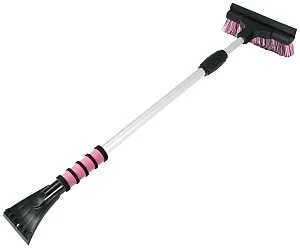 Telescopic Snow Broom with Extendable Handle, 28-45 in