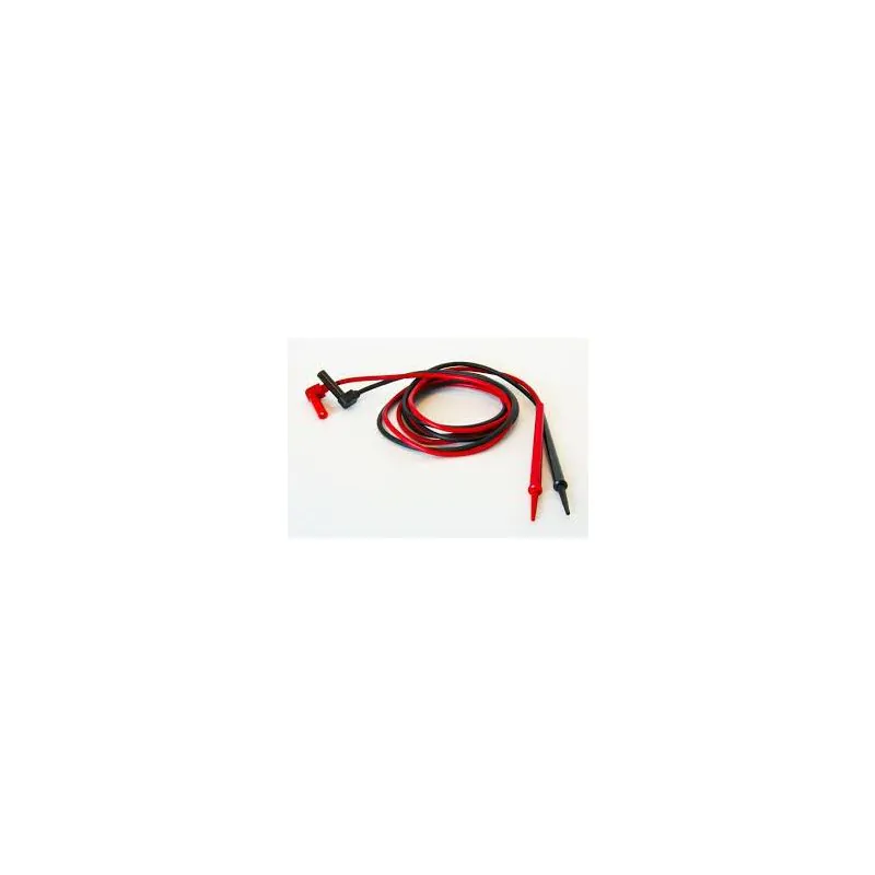 Test Lead Set, with Extendable, Variable Needle Probes, Right Angle Shielded Banana Plug, Oldaker 763-6