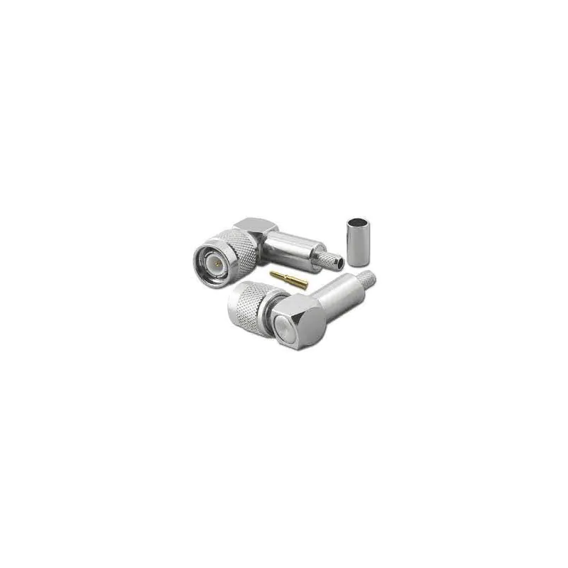 TNC7442 TNC MALE Right Angle Crimp Connector for RG58