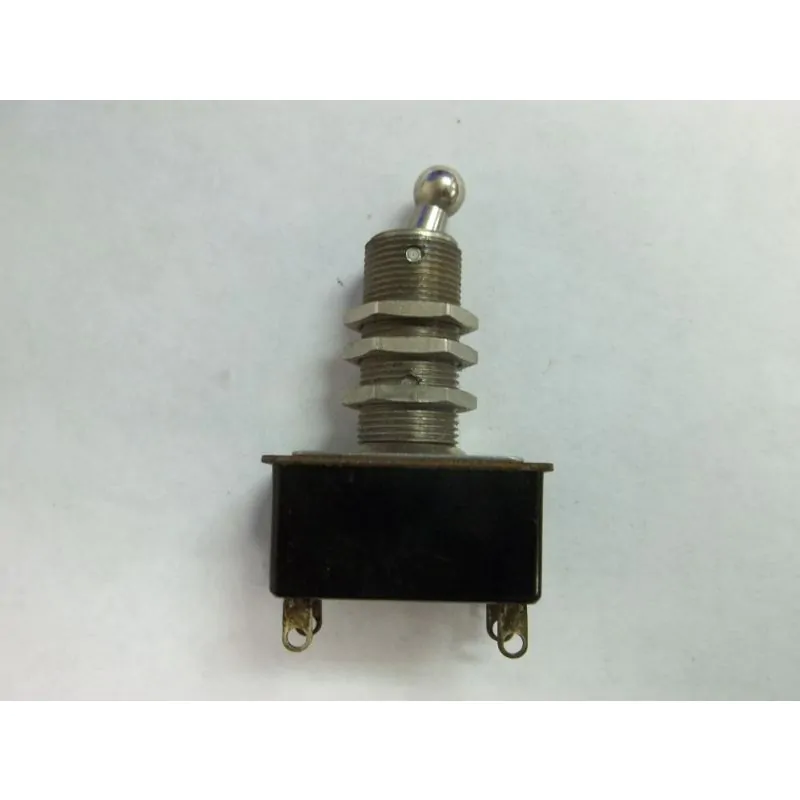 Toggle Switch, 6A 125V, Off-(On), Momentary(), Normally Open, DPST, Solder Terminals, Extended Neck ARROW H&H