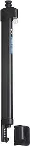 Top Pull Magnetic Gate Latch, Black Polymer, 2-7/16 in W