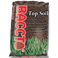 Top Soil 50 lb Bag, Fibrous Granular Texture