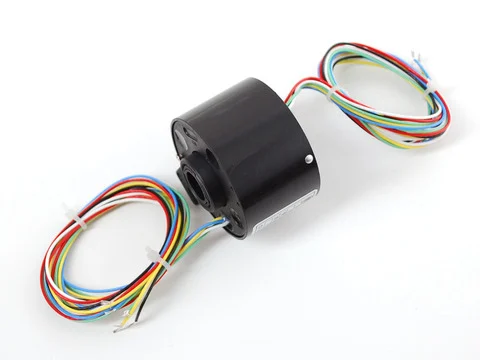 Toroid Slip Ring - 2.1" OD 1/2" ID, 6 wires, max 240V @ 5A