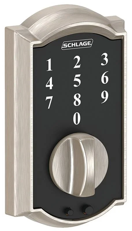 Touchscreen Electronic Deadbolt, Satin Nickel, Grade 2
