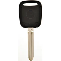 Toyota Transponder Chip Key Blank, Nickel Finish