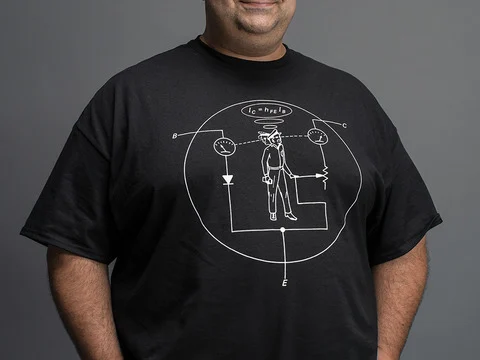 Transistor Man Shirt - Mens 4X-Large