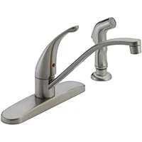 Tunbridge Single-Handle Kitchen Faucet with Side Spray, Chrome