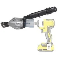Turbo Shear Drill Attachment for Metal Roofing, 0.012–0.024 in