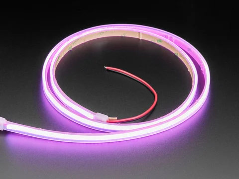 Ultra Flexible 5V Pink LED Strip - 320 LEDs per meter - 1 meter