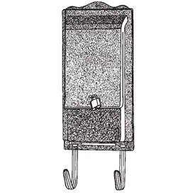 Ultra Hardware 10215 Black Plastic Vertical Mailbox