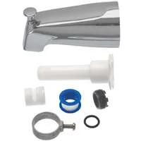 Universal Diverter Tub Spout, Chrome-Plated Aluminum