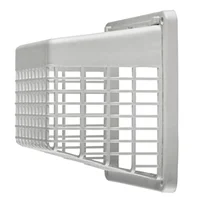 Universal Vent Guard White Plastic Fits 3 in 4 in Hoods