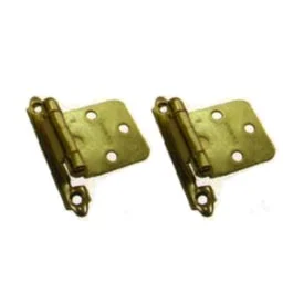 US5 Antique Brass Flush Cabinet Hinge (1 Pair)