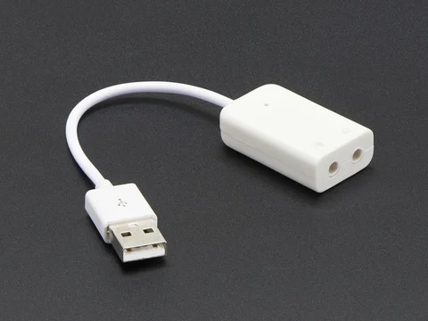 USB Audio Adapter – Works with Raspberry Pi
