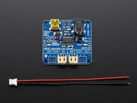 USB/DCLithium Polymer battery charger 5-12V - 3.7/4.2v cells