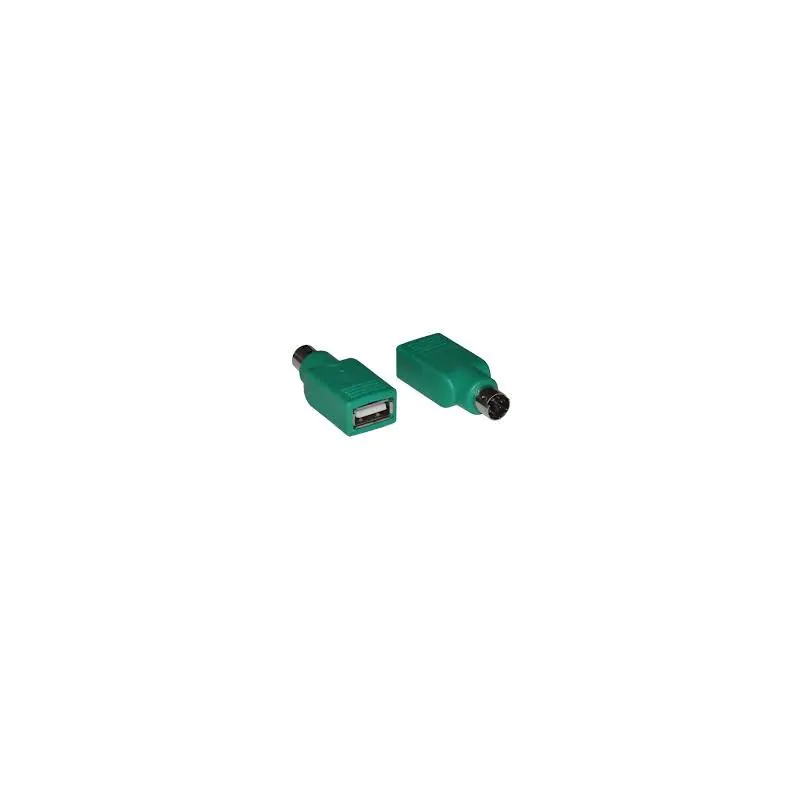 USB A FEMALE TO 6 PIN MINI DIN PS2 MALE
