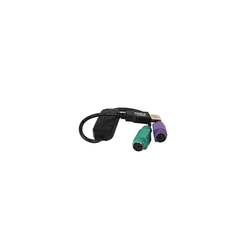 USB to Dual PS2 AdapterPerfect for PS/2 Mouse and Keyboard Y