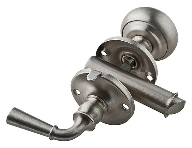 V1953 Storm Door Latch, Satin Nickel, Fits 7/8 to 1-3/8 in Doors