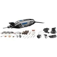Variable Speed Rotary Tool Kit 120V with 3-Jaw Chuck and Pivot Light
