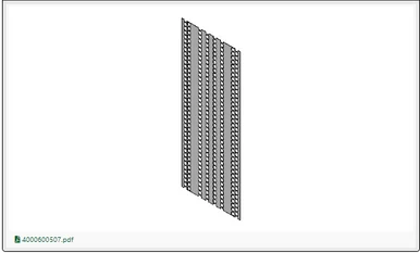 Vencomatic Egg Belt 5-7/8 inches / 150mm Perforated
