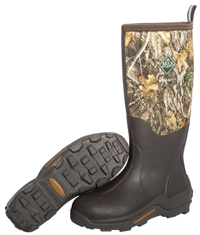 Waterproof Neoprene Boots Bark/Mossy Oak Size 10