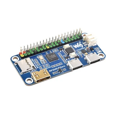 Waveshare RP2040-PiZero Development Board, 264KB SRAM, 16MB Onboard Flash Memory