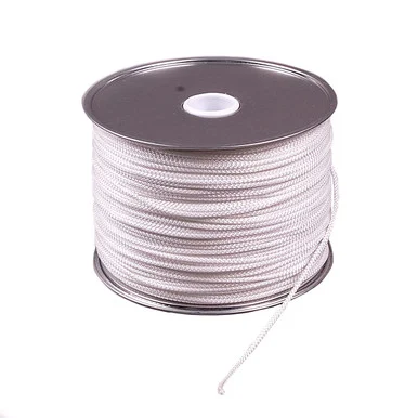 Waxed Diamond Braid Rope, 1/8 in Dia x 1000 ft L