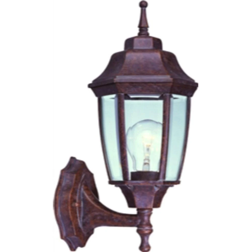 WHITE ALUMINUM WALL PORCHLIGHT FIXTURE
