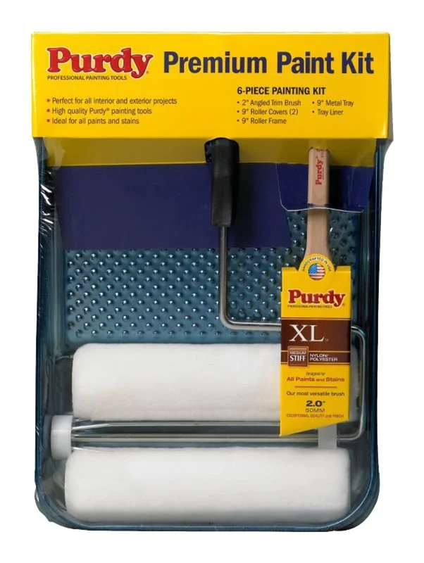 White Dove 6-Piece Paint Roller and Tray Set