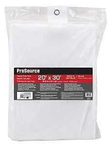 White Poly Tarp 10 Mil 20 ft x 30 ft