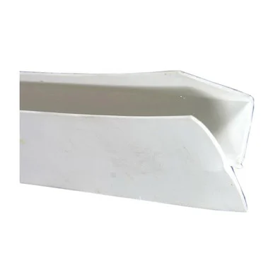 White PVC Inside Corner, 8 ft L