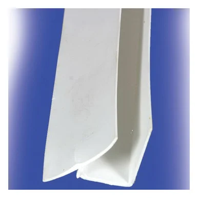 White PVC Outside Corner, 0.09 in THK, 8 ft L