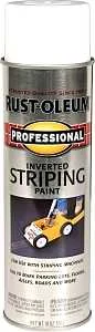 White Striping Paint Spray, 18 oz Aerosol Can