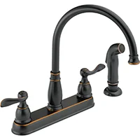 Windemere 2-Handle Kitchen Faucet w/ Side Sprayer, Oil-Rubbed Bronze