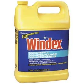 Windex Powerized Glass Cleaner with Ammonia-D, 1-Gallon Refill Bottle