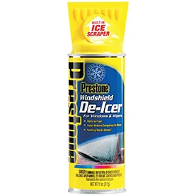 Windshield De-Icer 11 oz Aerosol Spray with Scraper
