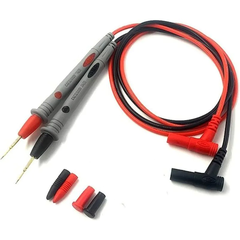 WIRE PIERCING SHARP TIP MULTIMETER TEST LEAD SET, CAT III 1000V, REPLACES FLUKE and OTHERS