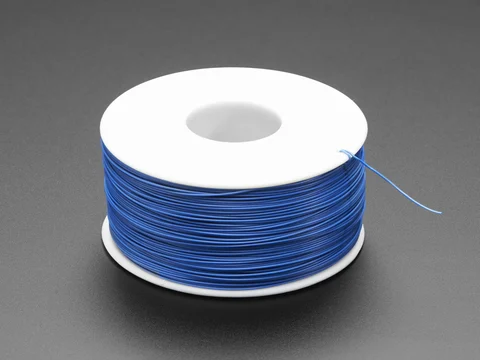 "Wire Wrap" Thin Prototyping & Repair Wire - 200m 30AWG Blue