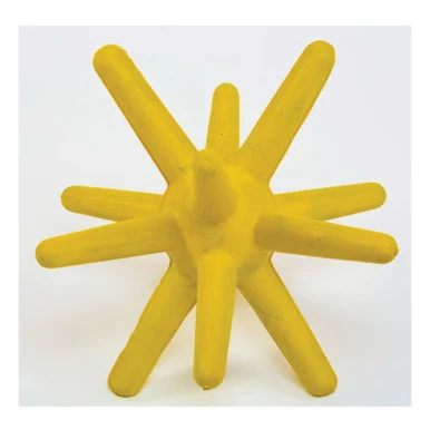Yellow Natural Rubber EASYFIXLuna 86 Chew Toy For 4 to 7 weeks Weaners