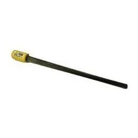 Yellow PVC Stake Flags 21 in, 100 Pack Bundle